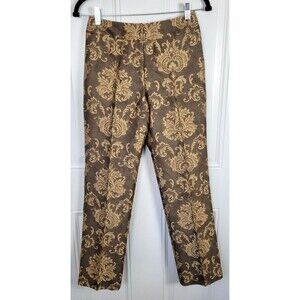 Talbots Vintage Silk & Wool Straight Leg Pants Size 2 Petite